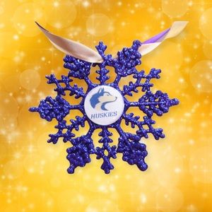 Univ of WA HUSKIES Snowflake Ornament - UW ^NEW*